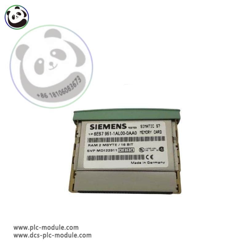 Siemens Simatic S7 RAM Memory Card 6ES7951-1AL00-0AA0 for Industrial Control Solutions