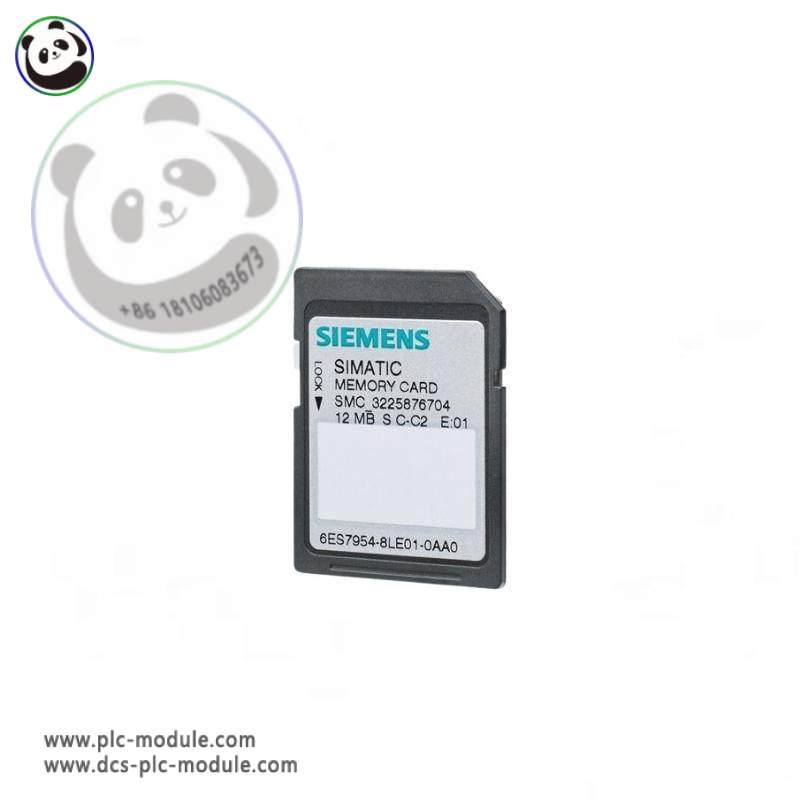 SIEMENS 6ES7954-8LC03-0AA0: Advanced SIMATIC S7 Memory Card for Industrial Automation