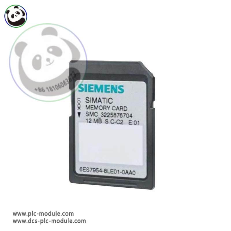 Siemens 6ES7954-8LP03-0AA0 Memory Card: Industrial Control Module, Advanced Technology for Enhanced Performance