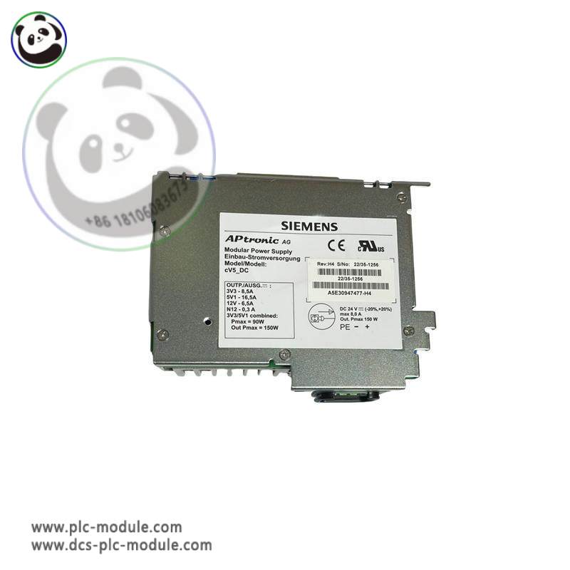 Siemens A5E30947477-H4 Industrial Power Supply Module