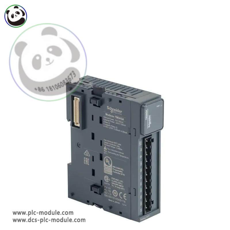 Schneider TM3AQ4 Analog Output Module - Precise Control for Industry 4.0